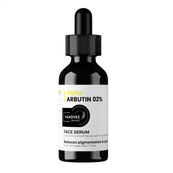 Vandyke 2% Alpha Arbutin Face Serum For Pigmentation, Acne Marks & Dark Spots Removal (30 ml) available on Herbkart