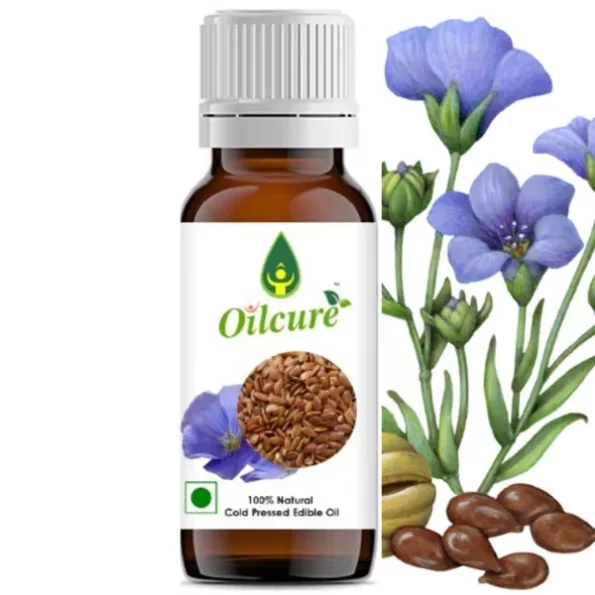 Oilcure Flax Seed Oil , 100 ml, OilcureOC11-1.webp, OilcureOC11 1