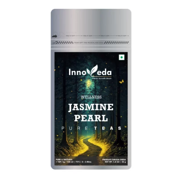 Innoveda Jasmine Pearl Tea 28 G (25-35 Tea Cups), Innoveda114-1.webp, Innoveda114 1