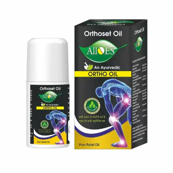 Alloes Ortho Ayurveda Oil , Oil for Joint , Back , Knee , shoulder , Muscular Pain (50ml) available on Herbkart