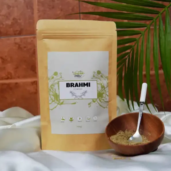 Vriksha Veda Brahmi Powder,100gm, VrikshaVedaVV-HP08-1.webp, VrikshaVedaVV HP08 1