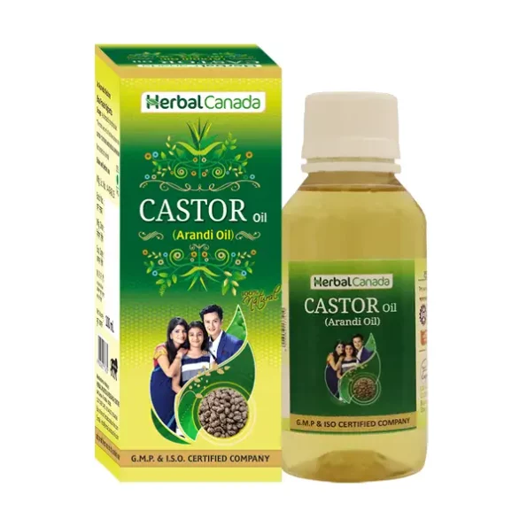 Herbal Canada Castor Oil Arandi Oil, 100% Natural, Hair Strength 100 ML available on Herbkart