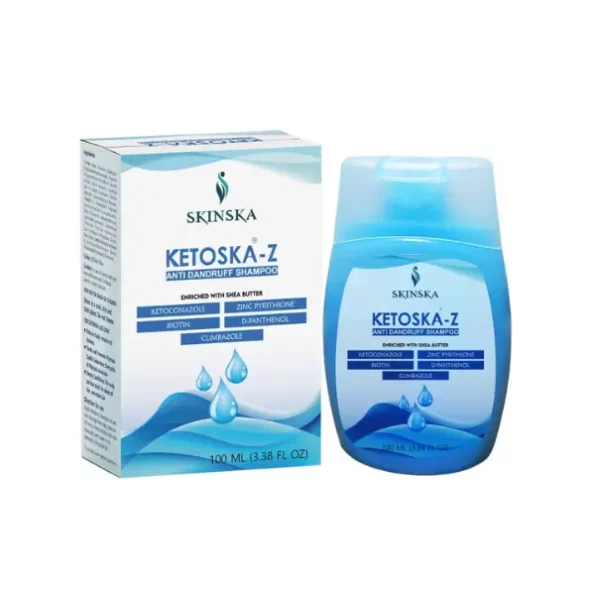 Skinska Ketoska-Z Anti Dandruff Shampoo - 100ml available on Herbkart