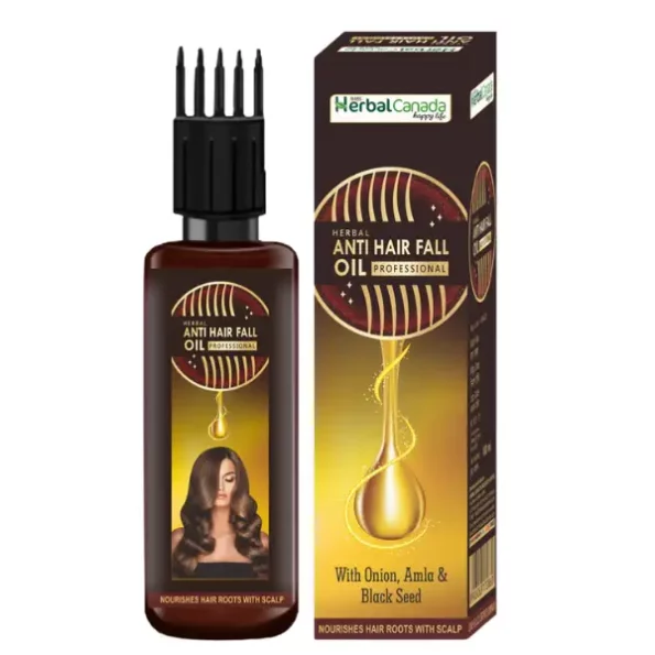 Herbal Canada Anti Hair Oil Professional, Oil for Healthy Hair GrowthAnti-Dandruff Control Hair Fall 100 ML, HerbalCanada-060-1.webp, HerbalCanada 060 1