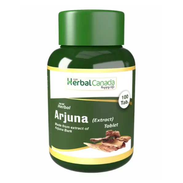 Herbal Canada Arjuna Extract Tablet 100 Tablets available on Herbkart