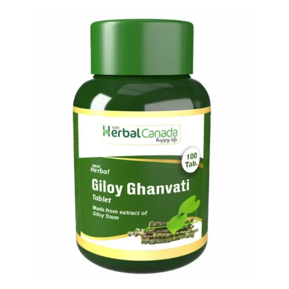 Herbal Canada Giloy Ghanvati , Help for Boost Immunity Plates , 100 Veg Tablets, HerbalCanada-0184-1.webp, HerbalCanada 0184 1