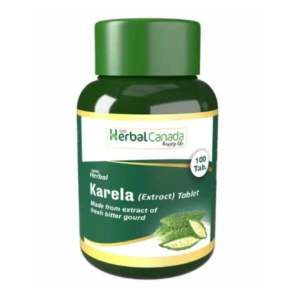 Herbal Canada Karela , Maintains Sugar Level , 100 Veg Tablets available on Herbkart