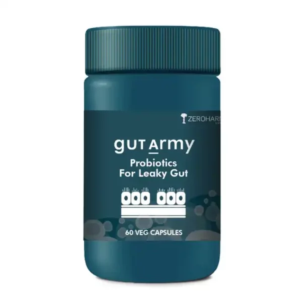 Zeroharm Gut Army Probiotics for Leaky Gut, 60 Capsules, ZeroharmZHPLG60C-1.webp, ZeroharmZHPLG60C 1