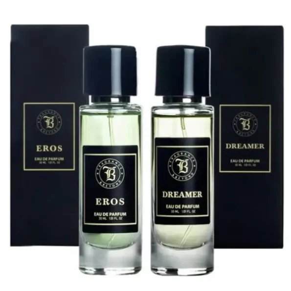 Dreamer and Eros Eau De Parfum (Perfume) Combo For Men - 30ML Each - Long Lasting Fragrance - Upto 300 Sprays - Made In India