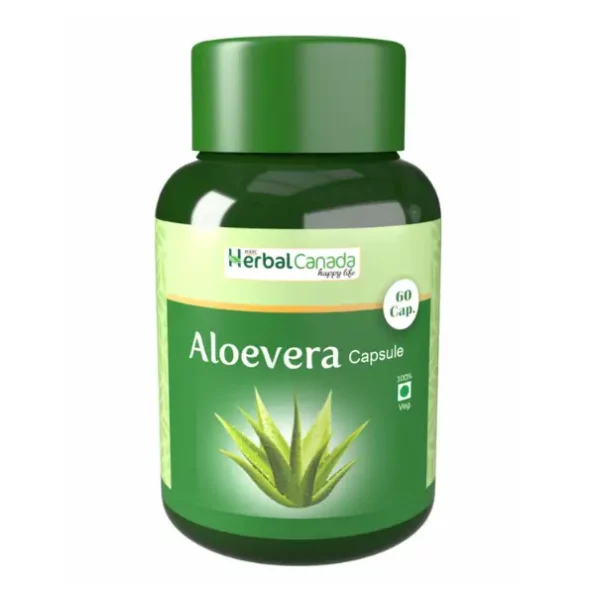 Herbal Canada Aloe Vera Capsules For Skin, Hair Care PureAyurvedic Natural, Herbal Supplement I 60 Capsules, HerbalCanada-099-1.webp, HerbalCanada 099 1