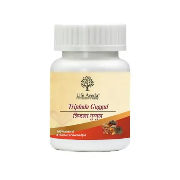 Life Aveda Triphala Guggul, 60 Tablets, Lifeaveda-080-1.webp, Lifeaveda 080 1