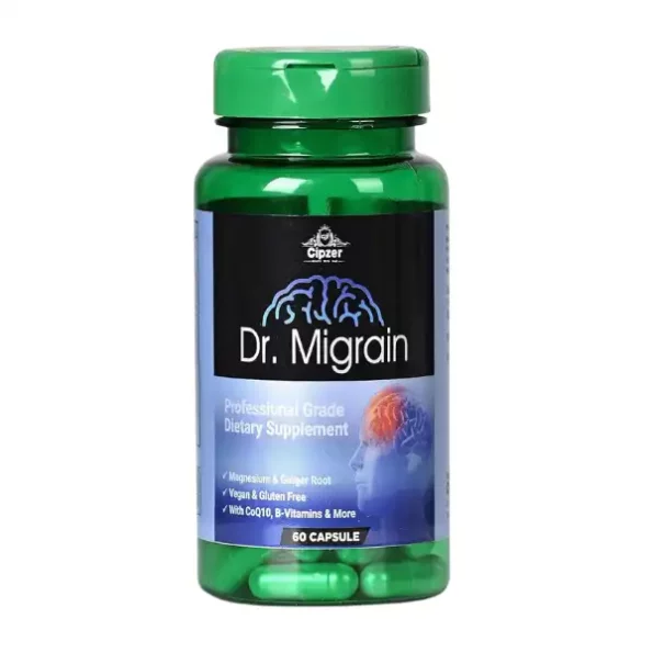 Cipzer Herbals Dr. Migrain 60 Capsule, Helps In Migraine And Severe Headache, CipzerHerbalsCIP-29-374-1.webp, CipzerHerbalsCIP 29 374 1