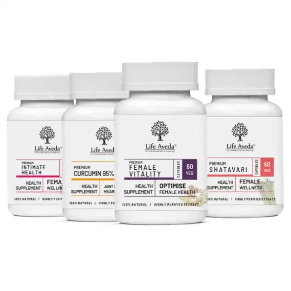 Life Aveda White Discharge & Fungal Infection Relief Pack , Leucorrhea, Lifeaveda-102-1.webp, Lifeaveda 102 1