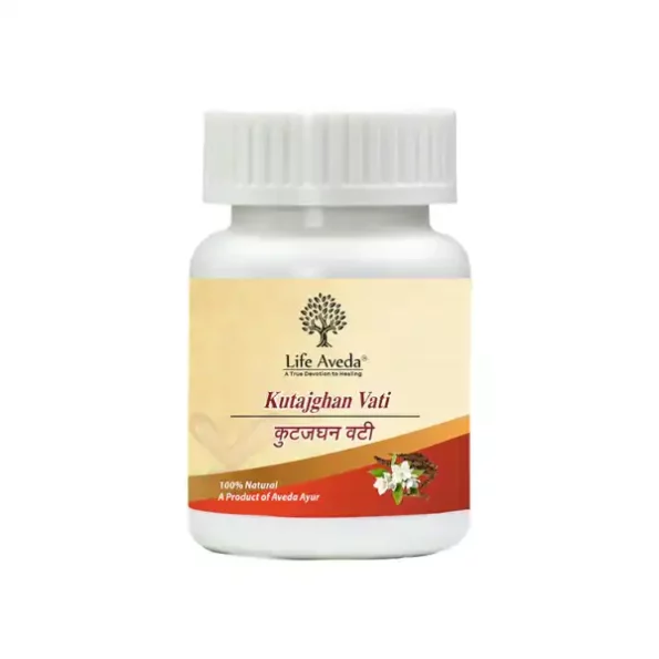 Life Aveda Kutajghan Vati, 60 Tablets, Lifeaveda-086-1.webp, Lifeaveda 086 1