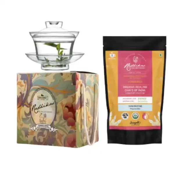 Radhikas Fine Teas and Whatnots Rope Style Box Medium: Masala Assam With Glass Gaiwan, RAF-01-063-1.webp, RAF 01 063 1