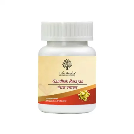 Life Aveda Gandhak Rasayan, 60 Tablets
