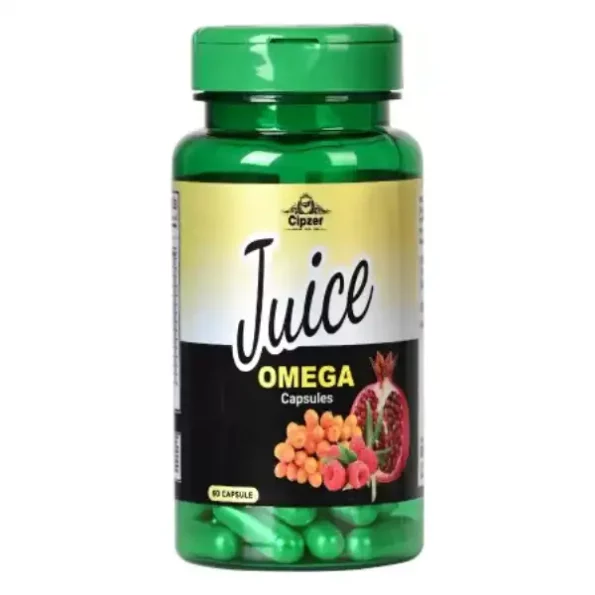 Cipzer Herbals Juice Omega 60 Capsules, Helps to Maintain Healthy Heart and Cholesterol Levels, CipzerHerbalsCIP-29-354-1.webp, CipzerHerbalsCIP 29 354 1