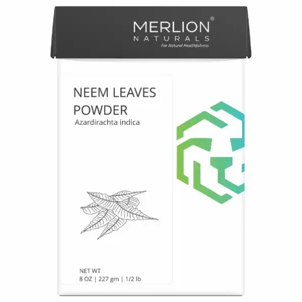 Merlion Naturals Neem Leaves Powder 227gm available on Herbkart