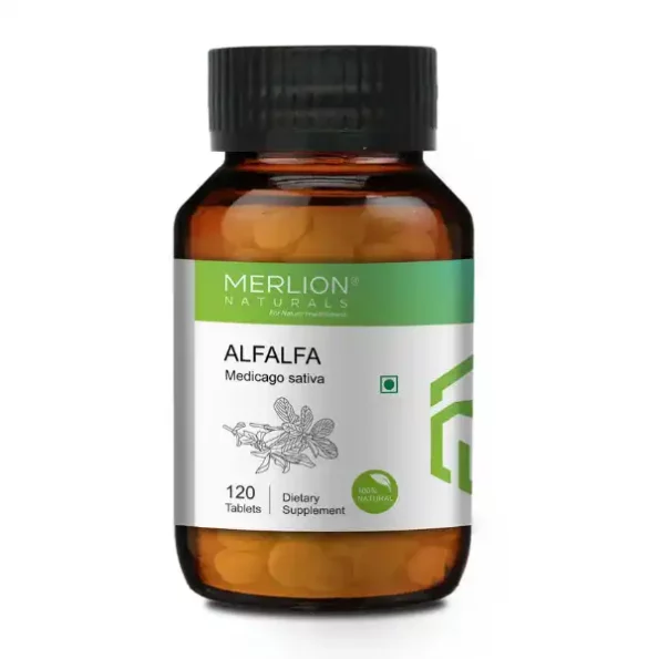 Merlion Naturals Alfalfa Tablets 500mg (120 Tablets), N4557-1.webp, N4557 1