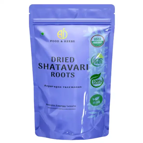 A D Food & Herbs Dried Shatavari / Asparagus Racemosus Roots 250 Gms Pack , ADFoodHerbsSTVRI-250G-1.webp, ADFoodHerbsSTVRI 250G 1