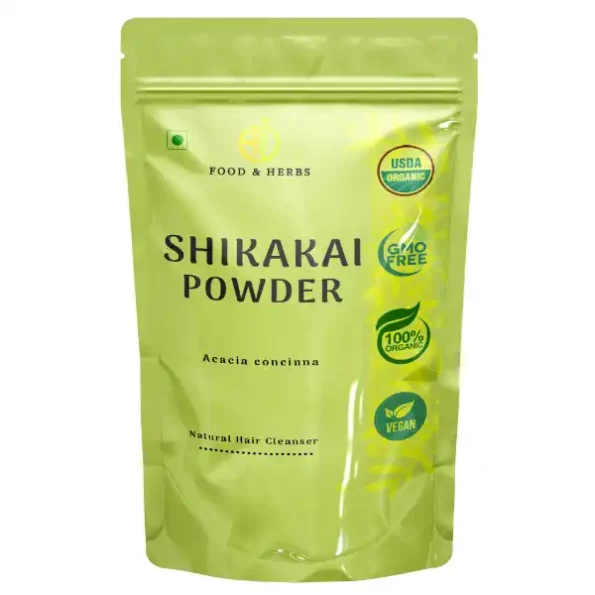 A D Food & Herbs Shikakai Powder / Acacia Concinna Powder 100 Gms Pack, ADFoodHerbsSKAKIP-100G-1.webp, ADFoodHerbsSKAKIP 100G 1