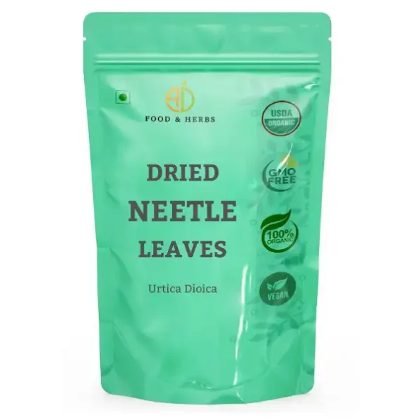 A D Food & Herbs Dried Neetle Leaves / Urtica Dioica Leaves 250 Gms Pack, ADFoodHerbsNTLLFDY-250G-1.webp, ADFoodHerbsNTLLFDY 250G 1