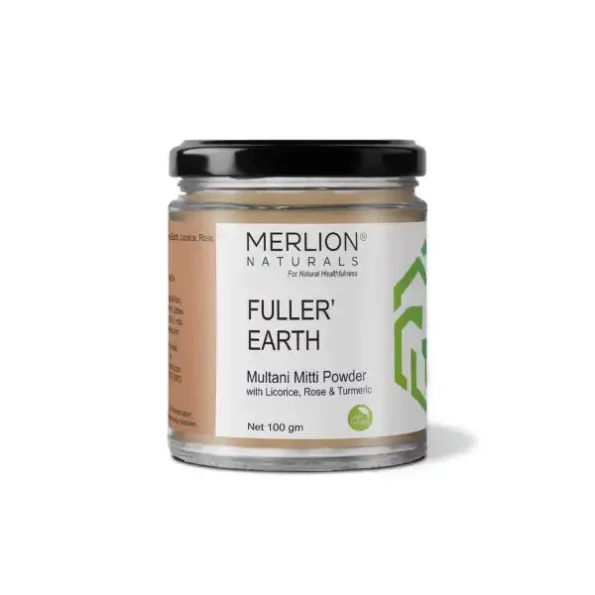 Merlion Naturals Fuller's Earth Powder 100gm, N65-1.webp, N65 1