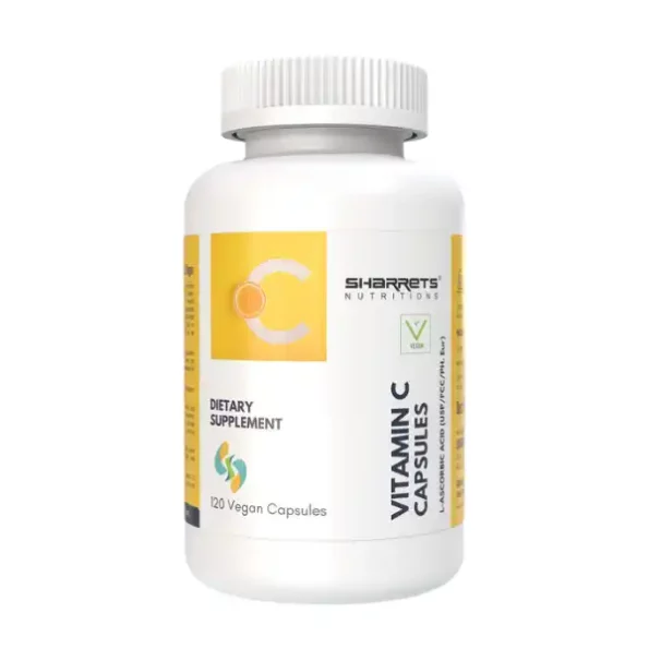 Sharrets Nutrition Vitamin C Vegan Capsules Supplements For Immunity, SharretsNutritionSN032-1.webp, SharretsNutritionSN032 1