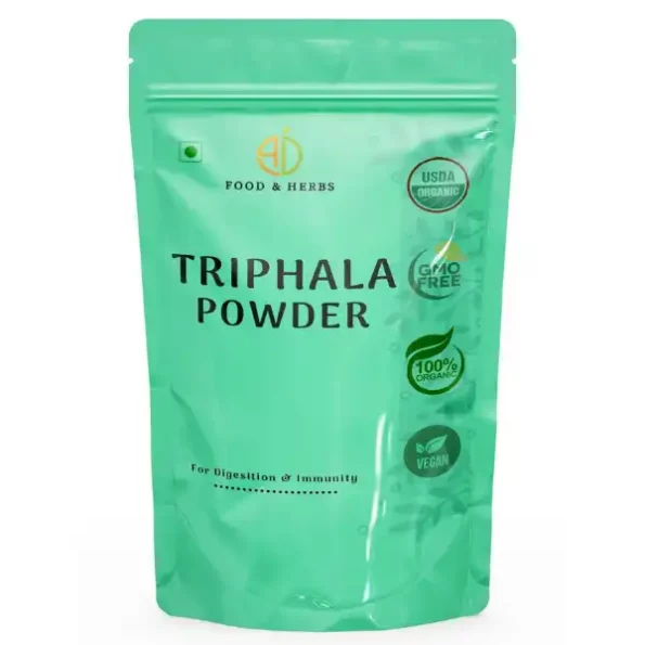 A D Food & Herbs Triphala / Trifala Powder 250 Gms Pack, ADFoodHerbsTPLAP-250G-1.webp, ADFoodHerbsTPLAP 250G 1