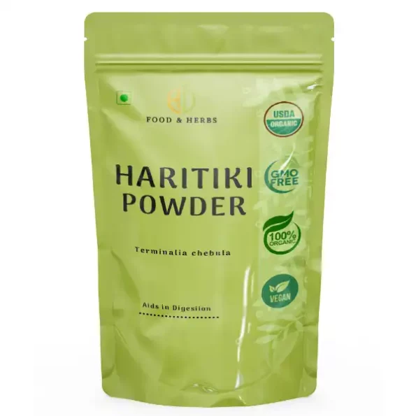 A D Food & Herbs Haritaki Powder / Harade / Terminalia Chebula / Yellow Myrobalan Powder 50 Gms Pack, ADFoodHerbsHRTKIP-50G-1.webp, ADFoodHerbsHRTKIP 50G 1