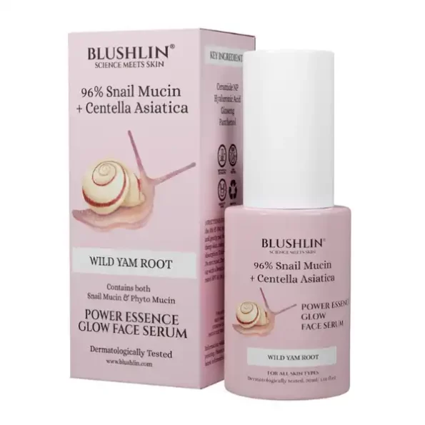 Blushlin  96 Snail Mucin Power Essence Face Serum with Centella Asiatica (30ml), BlushlinSSBL_SNLM-1.webp, BlushlinSSBL SNLM 1