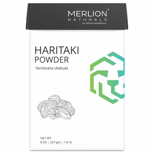 Merlion Naturals Haritaki Powder 227gm available on Herbkart