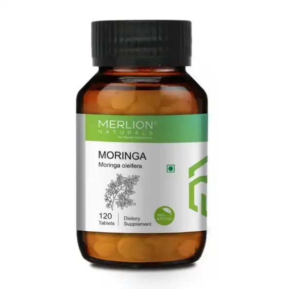 Merlion Naturals Moringa Tablets 500mg (120 Tablets) available on Herbkart