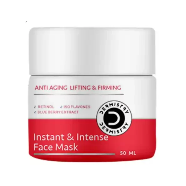 Dermistry Anti Aging Instant Intense Face Mask Retinol Blue Berry Lifting Firming Skin Tightening - 50ml, DermistryAAFM-1.webp, DermistryAAFM 1