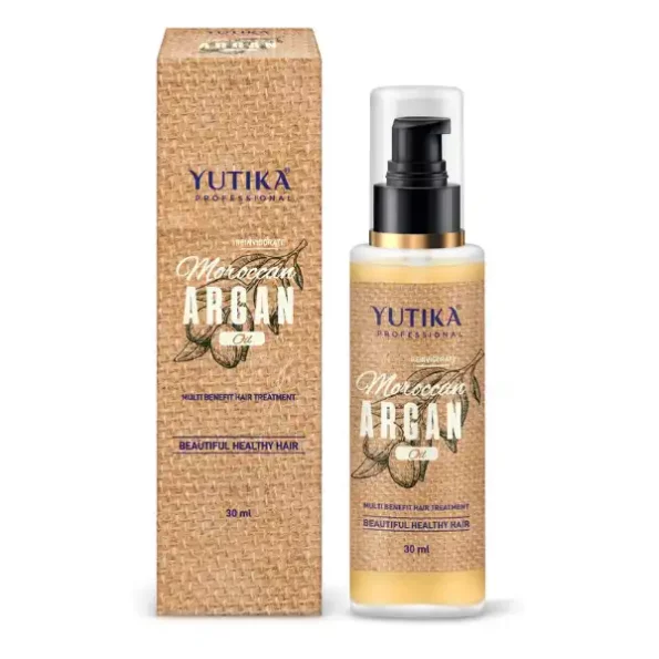 Yuthika Professional Argan Oil for Hair 30ml Moroccan Argan Hair Oil, Silky Shiny & Nourished Hair Oil for All Hair Types, 9801-YU-ARGN-30ML-OIL-BOTTLE-PK1-1.webp, 9801 YU ARGN 30ML OIL BOTTLE PK1 1