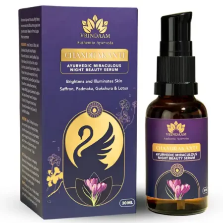 Vrindaam Chandrakanti Ayurvedic Miraculous Night Beauty Serum Face Serum