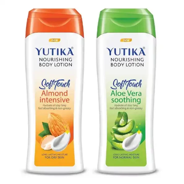 Yuthika Nourishing Body Lotion 100ml Combo Pack, Almond Body Lotion for Dry Skin, Aloe Vera Body Lotion for Normal Skin, 9902-9906-Combo-YU-LOTN-100ML-ALMND-ALOVERA-1.webp, 9902 9906 Combo YU LOTN 100ML ALMND ALOVERA 1