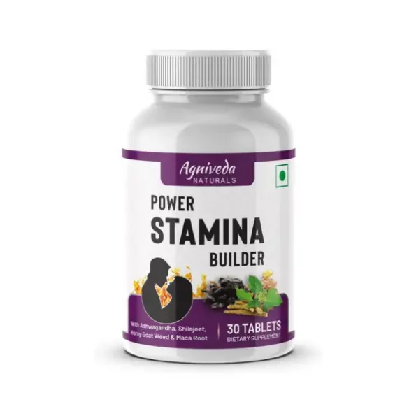 Agniveda Naturals Power Stamina Builder for Strength, Endurance & Stamina - 30 Tablets available on Herbkart