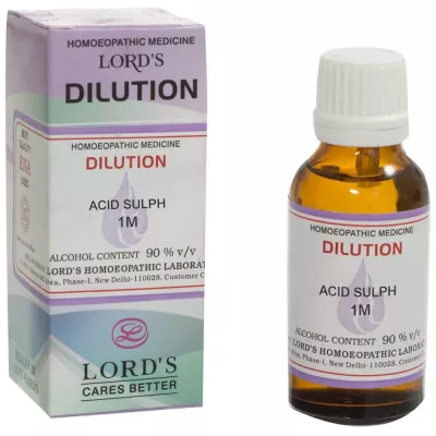 Lords Acid Sulph 1M (1000 CH) (30ml)