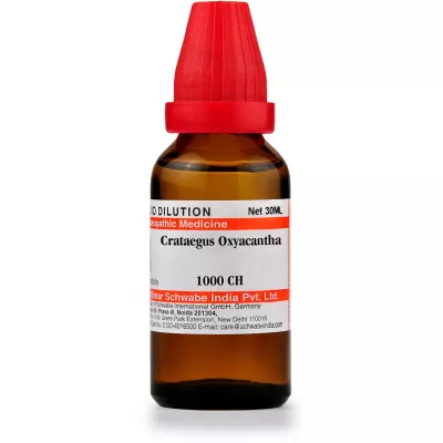 Willmar Schwabe India Crataegus Oxyacantha 1M (1000 CH) (30ml)