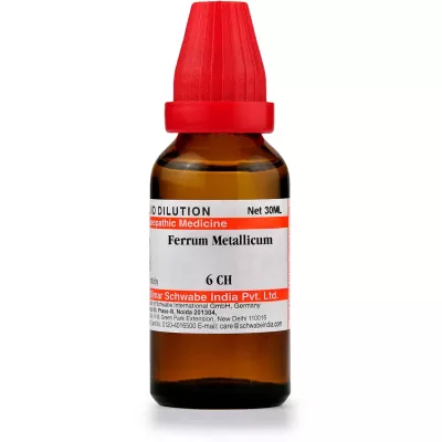 Willmar Schwabe India Ferrum Metallicum 6 CH (30ml)