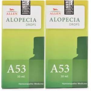 Allen A53 Alopecia Drops (30ml, Pack of 1) available on Herbkart