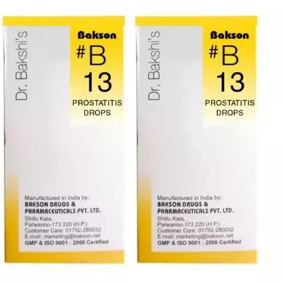 Bakson B13 Prostatitis Drops (30ml, Pack of 1)