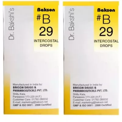 Bakson B29 Intercostal Drops (30ml, Pack of 1)