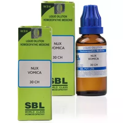 SBL Nux Vomica 30 CH (30ml, Pack of 1)