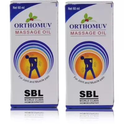 SBL Orthomuv Massage Oil (60ml, Pack of 1)
