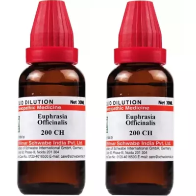 Willmar Schwabe India Euphrasia Officinalis 200 CH (30ml, Pack of 1)
