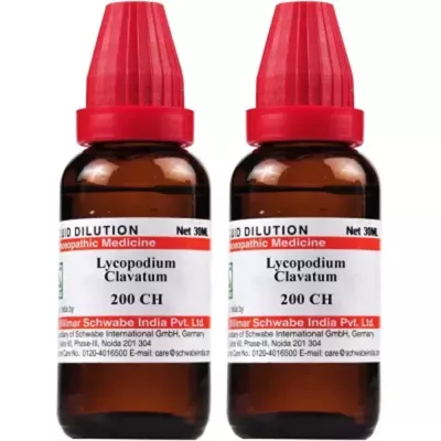 Willmar Schwabe India Lycopodium Clavatum 200 CH (30ml, Pack of 1)