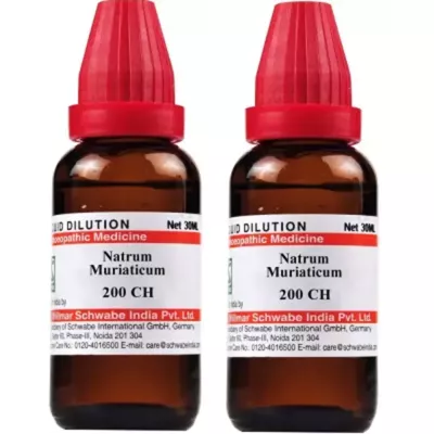 Willmar Schwabe India Natrum muriaticum 200 CH (30ml, Pack of 1)
