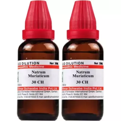Willmar Schwabe India Natrum muriaticum 30 CH (30ml, Pack of 1)